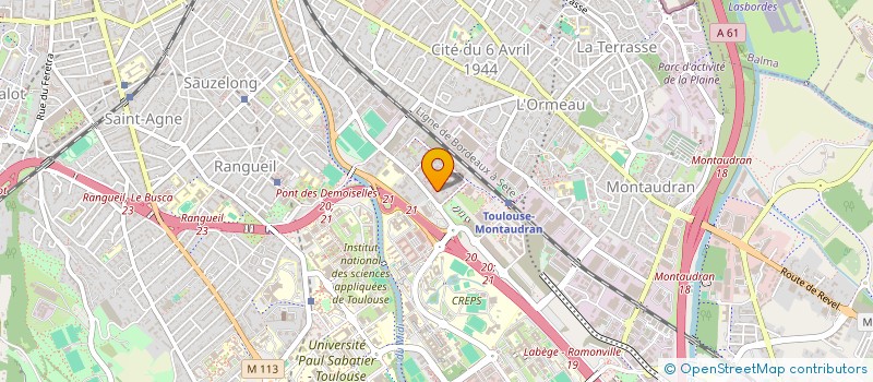 localisation de l'entreprise MADAME CATHERINE RAKOTOMAVO à TOULOUSE