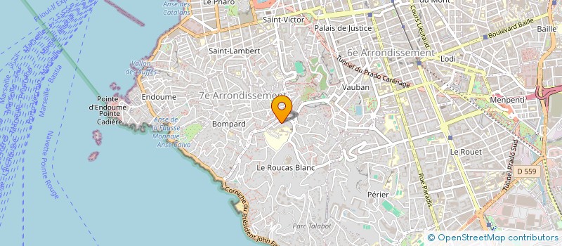 localisation de l'entreprise MADAME CATHERINE RAMEY  MARSEILLE