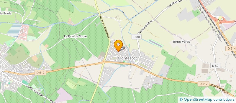 localisation de l'entreprise MADAME CATHERINE RAMIA  MONTESCOT