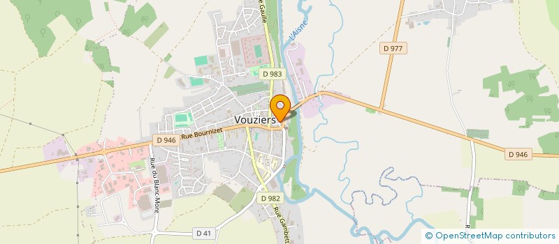 localisation de l'entreprise MADAME CATHERINE RANVOISE  VOUZIERS