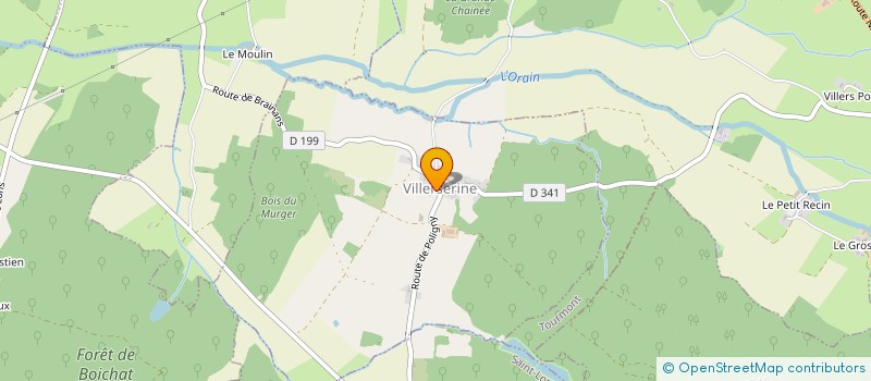 localisation de l'entreprise MADAME CATHERINE RAOULT  VILLERSERINE