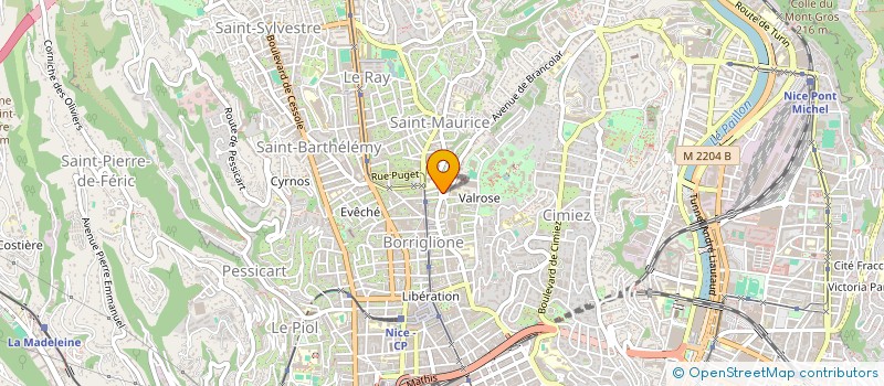 localisation de l'entreprise MADAME CATHERINE RAPIN  NICE