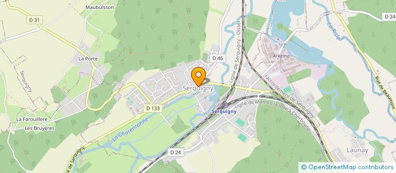 localisation de l'entreprise MADAME CATHERINE RATOUIT  SERQUIGNY