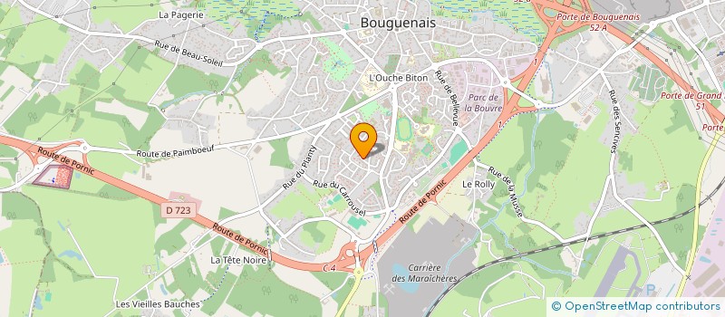 localisation de l'entreprise MADAME CATHERINE RATOUIT à BOUGUENAIS