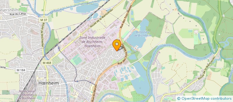 localisation de l'entreprise MADAME CATHERINE RAUGEL  HNHEIM