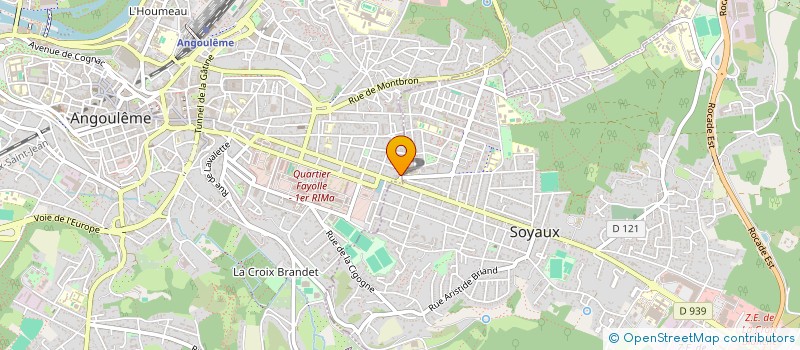localisation de l'entreprise MADAME CATHERINE RAULT à ANGOULEME