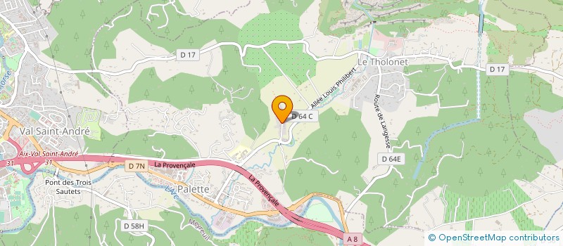 localisation de l'entreprise MADAME CATHERINE RAVEAU-VIOLETTE à AIX-EN-PROVENCE