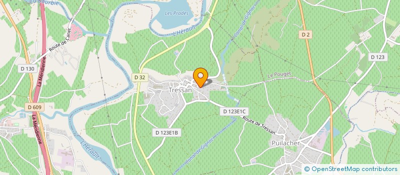 localisation de l'entreprise MADAME CATHERINE RE'ALLAND  TRESSAN