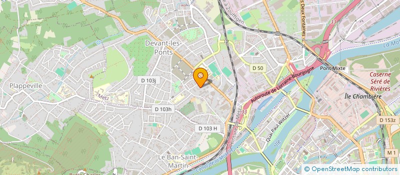 localisation de l'entreprise MADAME CATHERINE REDDANI  METZ