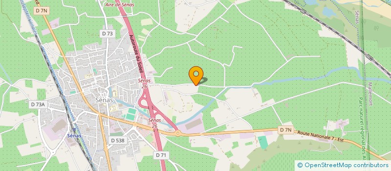 localisation de l'entreprise MADAME CATHERINE REGNIER  SENAS