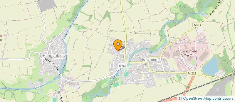 localisation de l'entreprise MADAME CATHERINE REINHOLD  HOLTZHEIM