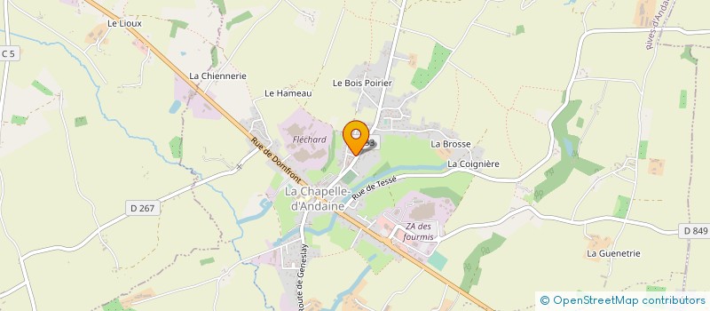 localisation de l'entreprise MADAME CATHERINE REJAULT à RIVES D'ANDAINE
