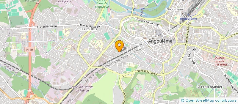 localisation de l'entreprise MADAME CATHERINE REMARK à ANGOULEME