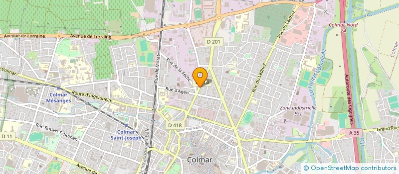 localisation de l'entreprise MADAME CATHERINE REMETTER  COLMAR