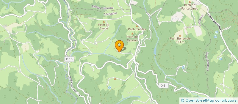 localisation de l'entreprise MADAME CATHERINE REMY  CARDAILLAC