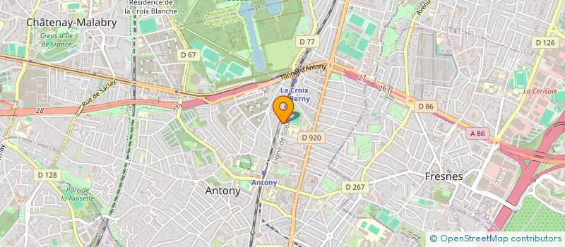 localisation de l'entreprise MADAME CATHERINE RENAUD à ANTONY