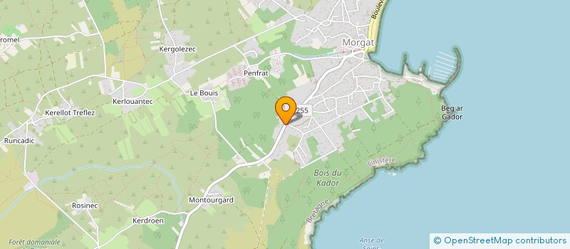 localisation de l'entreprise MADAME CATHERINE RENAUD  CROZON