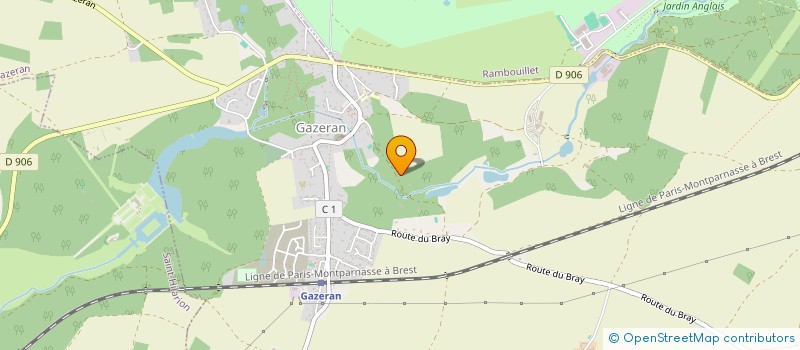 localisation de l'entreprise MADAME CATHERINE RENAUDIN  GAZERAN