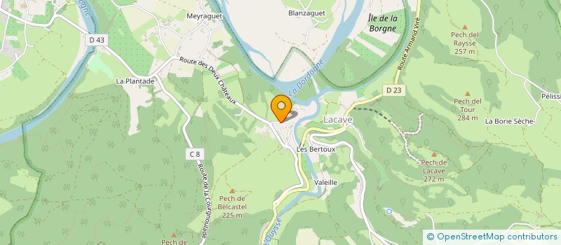 localisation de l'entreprise MADAME CATHERINE RENDOR  LACAVE