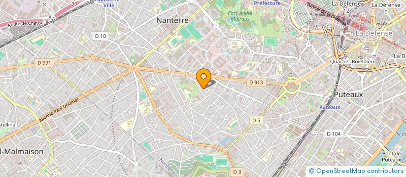 localisation de l'entreprise MADAME CATHERINE RENEVOT  NANTERRE