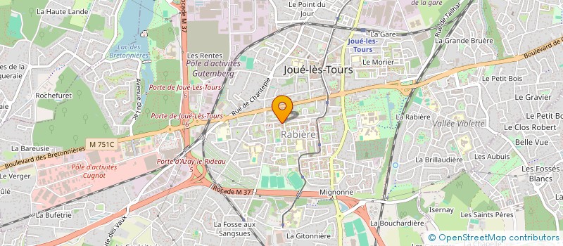 localisation de l'entreprise MADAME CATHERINE RENOULEAU  JOUE-LES-TOURS