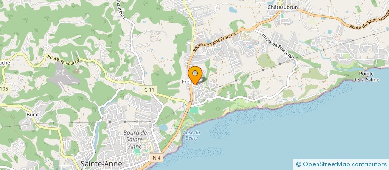 localisation de l'entreprise MADAME CATHERINE REX  SAINTE-ANNE