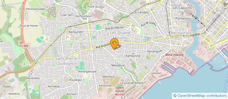 localisation de l'entreprise MADAME CATHERINE REY à BREST