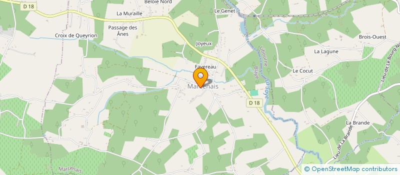 localisation de l'entreprise MADAME CATHERINE REYNAUD à MARCENAIS