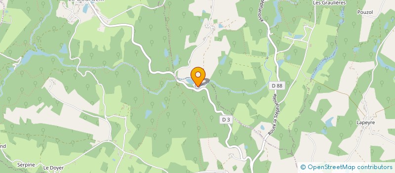 localisation de l'entreprise MADAME CATHERINE RIBEYROL  PIEGUT-PLUVIERS