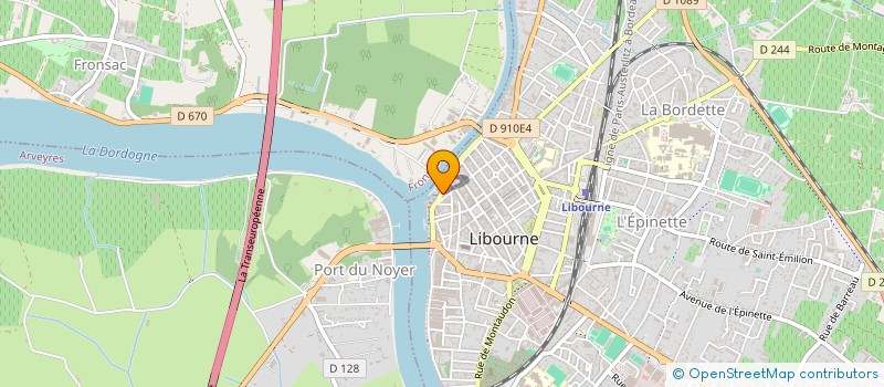 localisation de l'entreprise MADAME CATHERINE RIBIERE-BACHELIER  LIBOURNE