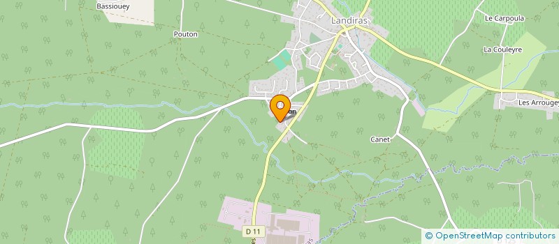 localisation de l'entreprise MADAME CATHERINE RICAUD  LANDIRAS