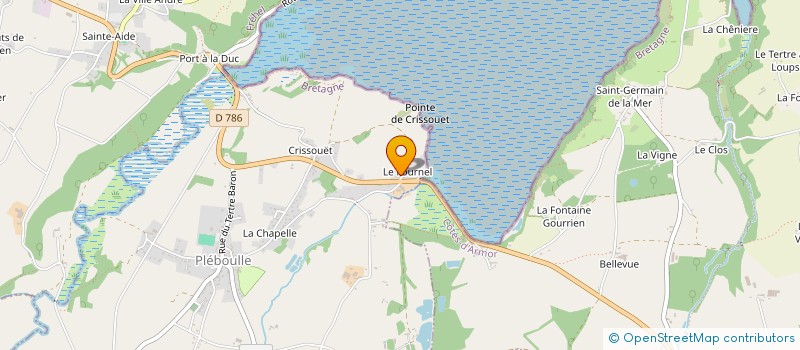 localisation de l'entreprise MADAME CATHERINE RICHEUX  PLEBOULLE