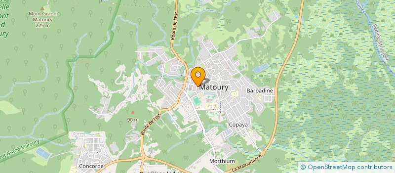 localisation de l'entreprise MADAME CATHERINE RIDONY  MATOURY