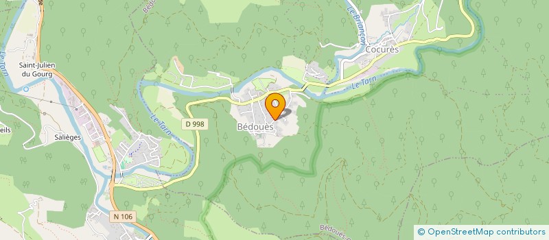 localisation de l'entreprise MADAME CATHERINE RIETZLER  BEDOUES-COCURES