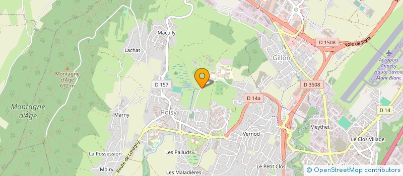 localisation de l'entreprise MADAME CATHERINE RIFFAUD  POISY