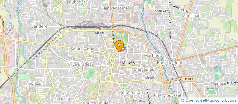 localisation de l'entreprise MADAME CATHERINE RIGADE  TARBES