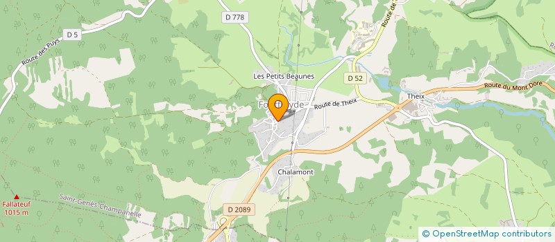 localisation de l'entreprise MADAME CATHERINE RIGAUD  SAINT-GENES-CHAMPANELLE