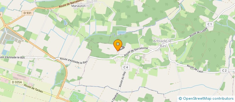 localisation de l'entreprise MADAME CATHERINE RIO  BARCELONNE-DU-GERS