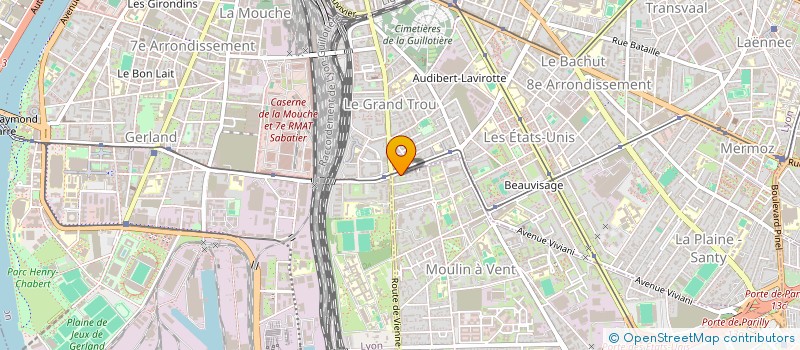 localisation de l'entreprise MADAME CATHERINE RIPERT  VENISSIEUX