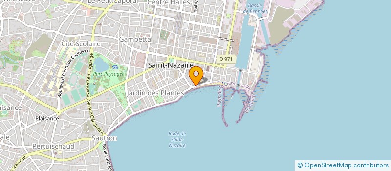 localisation de l'entreprise MADAME CATHERINE RIVALANT  SAINT-NAZAIRE