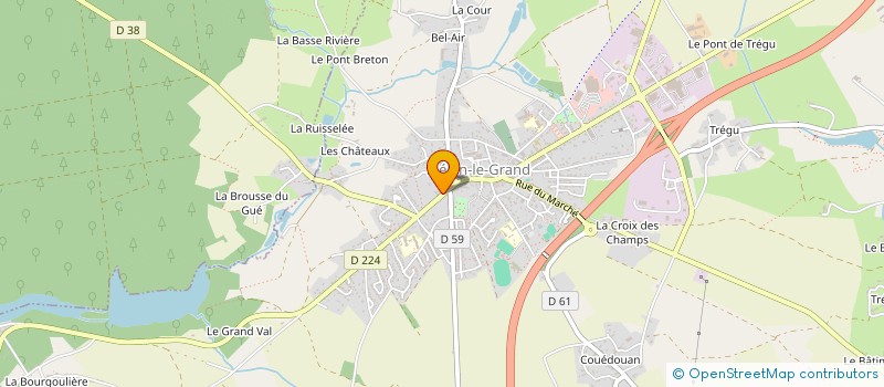 localisation de l'entreprise MADAME CATHERINE RIVERAIN  PAIMPONT