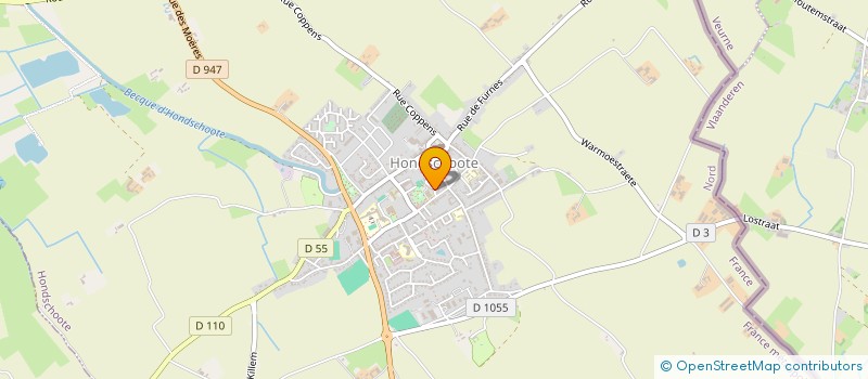 localisation de l'entreprise MADAME CATHERINE ROBBE  HONDSCHOOTE