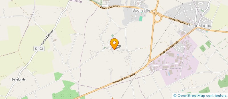 localisation de l'entreprise MADAME CATHERINE ROBE  BOULLEVILLE