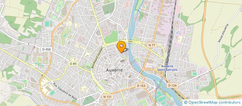 localisation de l'entreprise MADAME CATHERINE ROBERT à AUXERRE