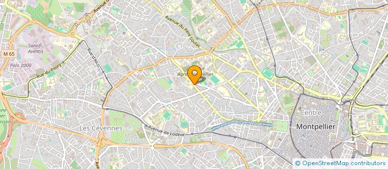 localisation de l'entreprise MADAME CATHERINE ROBERT à MONTPELLIER