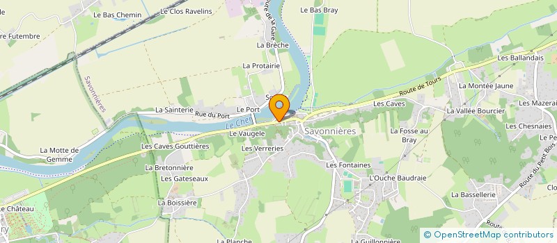localisation de l'entreprise MADAME CATHERINE ROBIN à SAVONNIERES