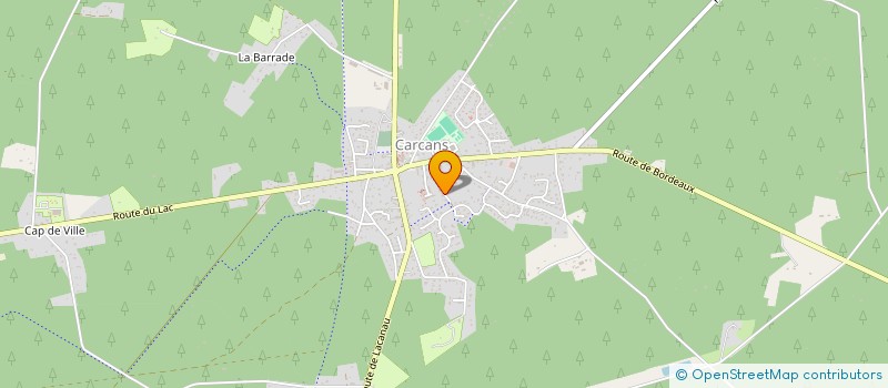 localisation de l'entreprise MADAME CATHERINE ROBINEAU  CARCANS