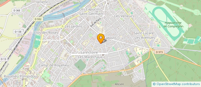 localisation de l'entreprise MADAME CATHERINE ROBINET à COMPIEGNE