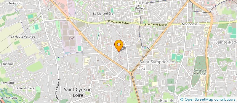 localisation de l'entreprise MADAME CATHERINE ROCHE  SAINT-CYR-SUR-LOIRE