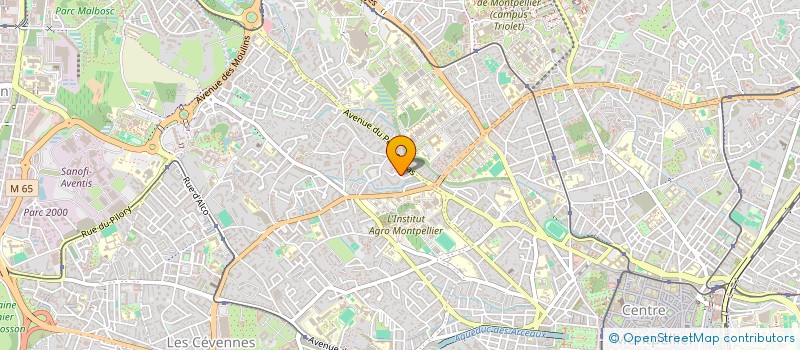 localisation de l'entreprise MADAME CATHERINE ROCHETTE à MONTPELLIER